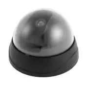 Black Shell Battery Operated Dummy Dome Surveillance Security Camera
