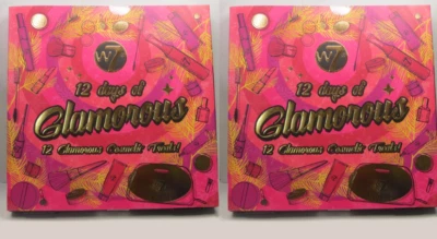 W7 12 DAYS OF GLAMOROUS COSMETIC TREATS BOXED (LOT OF 2)