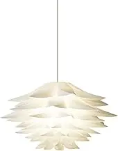 CJLWSLCO Nordic Pure White Petal Pinecone Branch Chandeliers Bedroom Dining Room Living Room Lotus Decoration Hanging Lamp LEDE27 Light Source Pendant Lightled Modern Simple Home Lighting Fixtures Ind