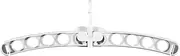 FOLDABLE HANGER RACK - 5 Hole Design Portable Hanger for Hotel, Travel Accessories Pants Hanger Holder, Portable Travel Hanger for Compact Storage, Lightweight Folding Clothes Hanger, Space Saving