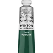 Winsor & Newton 200ml Winton Oil Colour Paint Tube Artist/Craft Dark Verdigris
