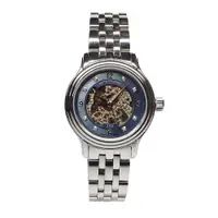 在飛比找PChome24h購物優惠-REVUE THOMMEN 梭曼錶 經典鏤空自動機械女腕錶 