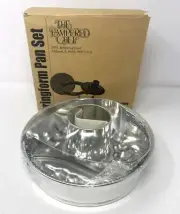 Pampered Chef 1540 Springform Pan Set with Recipe Book, Heart & Bundt Insert