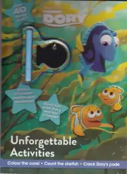 New, Finding Dory Unforgettable Activities Book 48 Pages