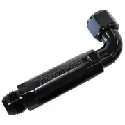 Aeroflow 90° Inline Scavenge Filter -12AN, AF64-4100BLK