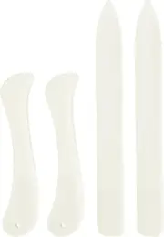 4 Pcs Bone Folders, Crease Makers, Scoring Tool, Plastic Bone Folder Paper Creas