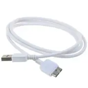 White USB 3.0 Data Cable Cord Lead for LaCie Blue Runner 4TB #9000119 Hard Drive