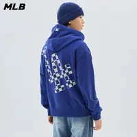 在飛比找momo購物網優惠-【MLB】連帽上衣 帽T Checkerboard系列 洛杉