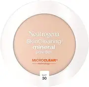 Neutrogena SkinClearing Mineral Acne-Concealing Pressed Powder Compact, Shine-Free & Oil-Absorbing Makeup with Salicylic Acid to Cover, Treat & Prevent Acne Breakouts, Buff 30, 38 oz