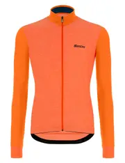 Santini Colore Puro L/S Jersey - Orange Size S
