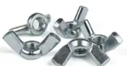 100 Pieces 8-32 Coarse Thread Forged Wing Nut Type A Stainless Steel Grade 18-8