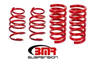 BMR Suspension SP083R Lowering Springs Set for 15-17 S550 Mustang - Red (for: Ford)