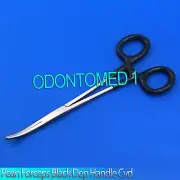 Hemostat Pean Forceps Surgical Instruments,Black Dep Handle 6.25'' Curved