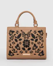 Caramel Stephanie Blossom Tote Bag