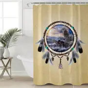 Dream Catcher Wolf Pack Shower Curtain