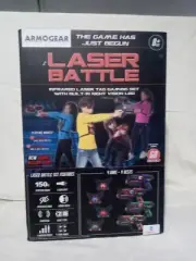 ArmoGear Infrared Laser Battle Tag, 4 PLAYER SET OF 4 GUNS & 4 VESTS, New