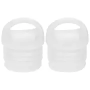 2Pcs Sealing Plug Mop Bucket Rubber Stopper Mop Bucket Replacements Drain