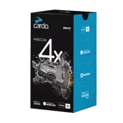Cardo Freecom 4x Motorbike Intercom - Waterproof/Bluetooth/JBL - (Single Kit)
