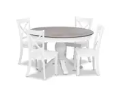 MARSEILLE MK2 5 Piece Dining Suite with Clouds Dining Chairs