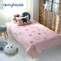在飛比找博客來優惠-【myhouse】韓國超細纖維兩件式四季枕被組 - 滿天星