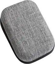 Hard Carrying Case Dustproof with Mesh Pocket Durable Protector Shockproof for Upper Arm Pressure Monitor with Cuff, Gray