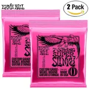 2-PACK Ernie Ball 2623 Super Slinky 7-String Electric Guitar Strings 9-52