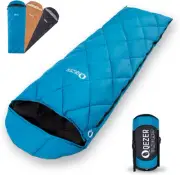Lightweight down Sleeping Bag for Adults, [ 3~16℃ 0.82Kg ] 3 Seasons Duck down U