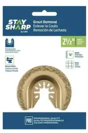 STAY SHARP 2-1/2" Grout Removal Oscillating Blade No Adapter Needed FEIN DREMEL
