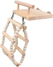 FONDOTIN 1pc Parrot Bite Bird Carrier Bird Parrot Blue Parrot Bird for Cockatiels Parrot Harness and Leash Bird Talking Cactus Parrot Chew Parrot Perch Bamboo