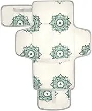 Reusable Waterproof pad with Tissue Pocket Changing pad for Changing Table Infant Travel Station Kit