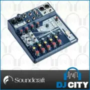 Soundcraft Notepad 8FX PA Sound Audio Mixer 8-Channel w/ USB Interface & FX