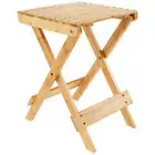 Wood Small Folding Table Foldable Small Patio Table Lightweight Folding AU#