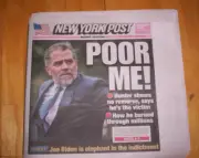 NEW YORK POST SATURDAY DECEMBER 9, 2023 POOR HUNTER