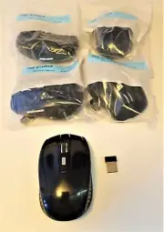2.4GHz Wireless Optical Mouse Mice & USB Receiver For PC & Laptops - qty 5!