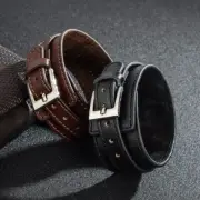 Vintage Leather Belt Style Bracelets - Cuff Charms Jewelry Fashion Bangles 1pcs