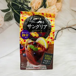 ☆潼漾小舖☆ 日本 日東紅茶 西班牙水果茶 沖泡飲 綜合水果風味 10本入 (5折)