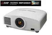 New Mitsubishi XD2000U DLP 3500 Lumens FHD Projector RRP$5984!!