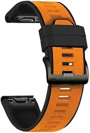 [ISOUDE] 26 22MM Silicone Quick Release Watchband Strap For Garmin Fenix 7X 7 6 6X Pro 5 5X Plus 3 HR Watch Easyfit Wrist Band Bracelet