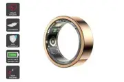 Smart Ring Health Monitoring Waterproof with Bluetooth for Android & iPhone