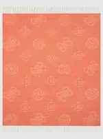 GUESS Orange Logo Blanket