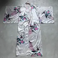 在飛比找蝦皮購物優惠-Vintage silk peacock haori 絲質孔