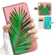 ( For Vivo Y20S ) Wallet Flip Case Cover AJ23370 Palm Tropical