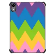 iPad mini (6th gen) iPad Impact Case Rainbow Chevron 3