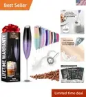 Zulay Galaxy Powerful Milk Frother - Handheld Electric Whisk for Coffee Lovers