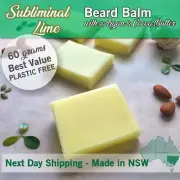 BEARD BALM _Argan oil & Cocoa Butter_Bar for a softer beard/skin