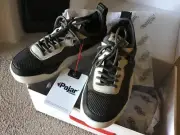 Pajar Canada Black Grey Women two tone Mesh Sneakers New in Box Tags size 7