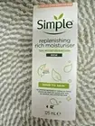 SIMPLE~12 H MOISTURISATION~RICH REPLENISHING RICH MOISTURISER 4 oz R1-D12
