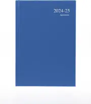 Financial Year - Essential - A4 Day-To-Page 2024-2025 Mid/Academic Diary Planner