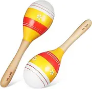 JOINPAYA Kids Musical Toys Handheld Colorful Wooden Montessori Instruments for Early Learning Rhythm Sensory Play