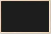 U Brands Chalkboard, 36 X 24 Inches, Birch Wood Frame